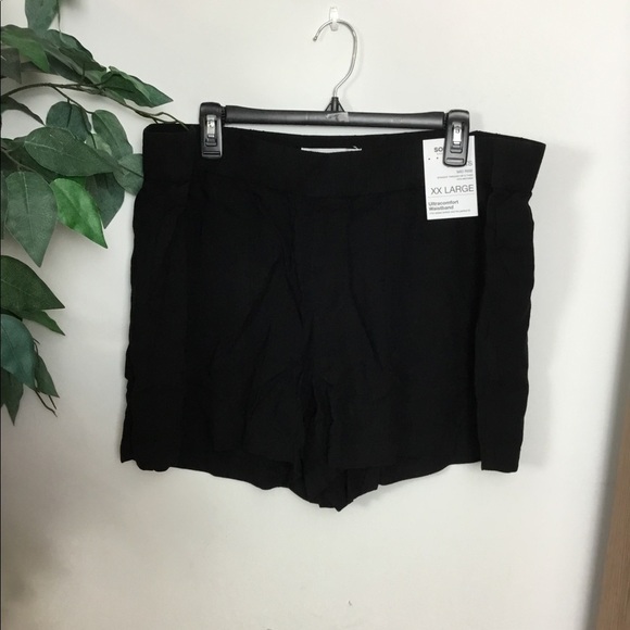 SONOMA XXL black 100% rayon pull on shorts - Picture 11 of 11